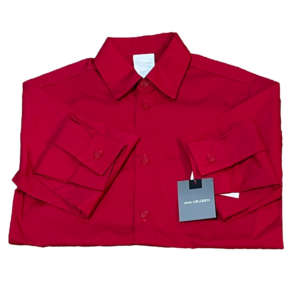 - Boys Van Heusen Botton Down Shirt (NWT)